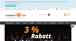 Desktop Screenshot of caraudio4you.de