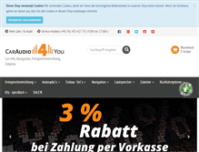 Tablet Screenshot of caraudio4you.de